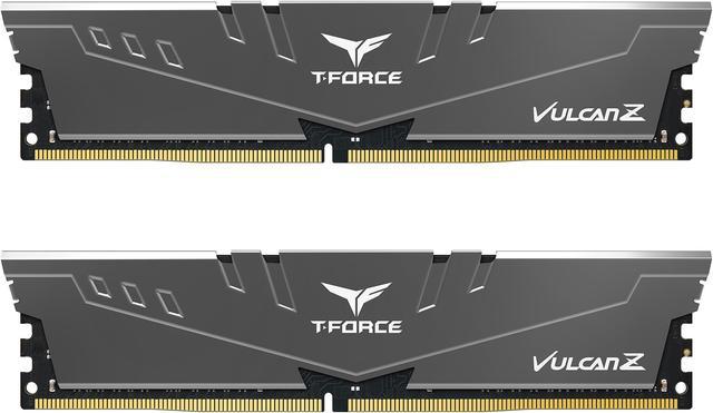 Team T-FORCE VULCAN Z 16GB (2 x 8GB) 288-Pin PC RAM DDR4 3600 (PC4 28800)  Desktop Memory Model TLZGD416G3600HC18JDC01