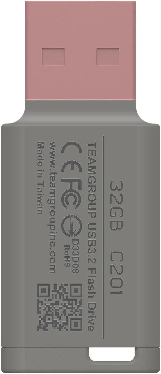 Alt view image 2 of 4 - TEAM 32GB C201 USB 3.2 Flash Drive, Speed Up to 90MB/s (TC201332GK01)