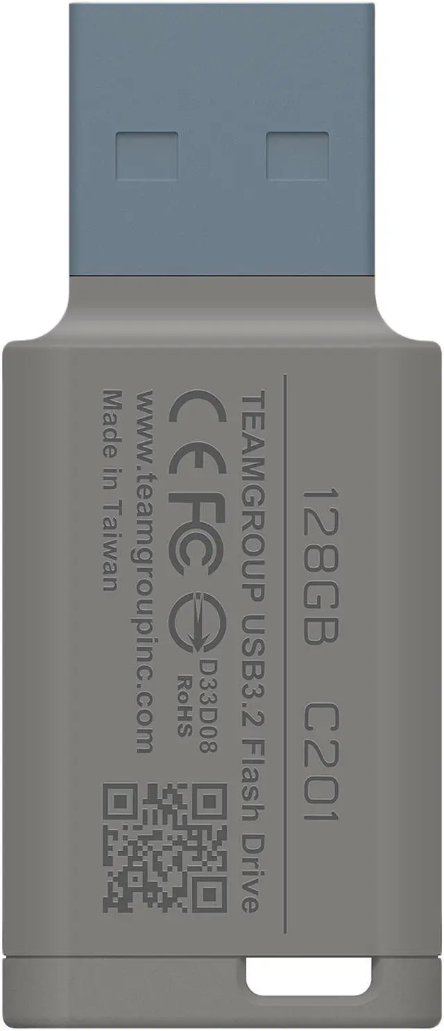Alt view image 2 of 4 - TEAM 128GB C201 USB 3.2 Flash Drive, Speed Up to 90MB/s (TC2013128GL01)