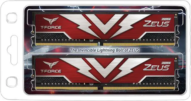 Alt view image 3 of 3 - Team T-FORCE ZEUS 32GB (2 x 16GB) DDR4 3200 (PC4 25600) Desktop Memory Model TTZD432G3200HC20DC01