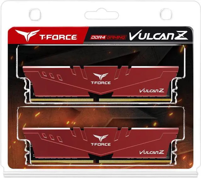 Alt view image 4 of 4 - Team T-FORCE VULCAN Z 32GB (2 x 16GB) 288-Pin PC RAM DDR4 3200 (PC4 25600) Desktop Memory Model TLZRD432G3200HC16FDC01
