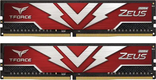 Main image of Team T-FORCE ZEUS 32GB (2 x 16GB) 288-Pin PC RAM DDR4 3200 (PC4 25600) Desktop Memory Model TTZD432G3200HC16FDC01