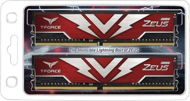 Alt view image 3 of 3 - Team T-FORCE ZEUS 32GB (2 x 16GB) 288-Pin PC RAM DDR4 3200 (PC4 25600) Desktop Memory Model TTZD432G3200HC16FDC01