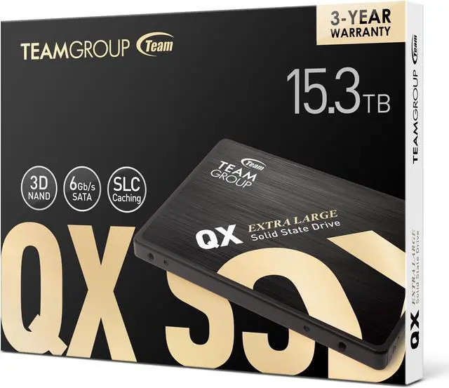Alt view image 5 of 5 - Team Group QX 2.5" 15.3TB SATA III 3D QLC Internal Solid State Drive (SSD) T253X7153T0C101