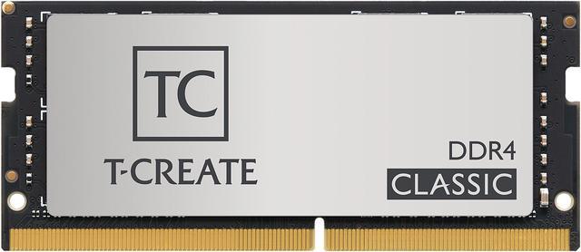 Team T-CREATE CLASSIC 32GB (2 x 16GB) 260-Pin DDR4 SO-DIMM DDR4 3200 (PC4  25600) Laptop Memory Model TTCCD432G3200HC22DC-S01