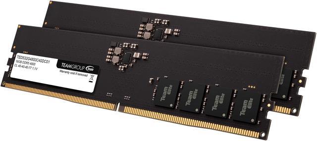 ELITE PLUS DDR5 DESKTOP MEMORY SILVER 64GB(2x32GB) 6400MHz CL52 - TEAMGROUP