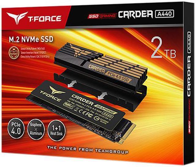 Alt view image 7 of 6 - Team Group T-FORCE CARDEA A440 M.2 2280 2TB PCIe Gen 4.0 x4 NVMe 1.4, PS5 Compatible, Internal Solid State Drive (SSD) TM8FPZ002T0C327