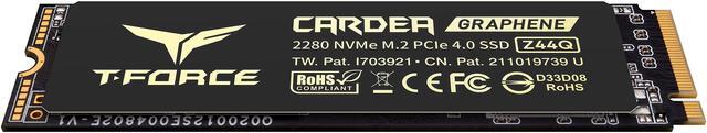 Alt view image 3 of 4 - Team Group T-FORCE CARDEA Z44Q M.2 2280 2TB PCIe Gen4.0 x4, NVMe 1.4 Internal Solid State Drive (SSD) TM8FPQ002T0C327
