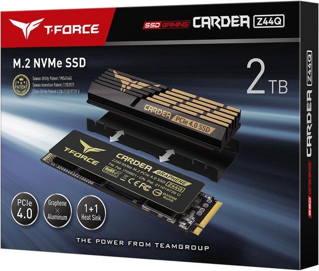 Alt view image 5 of 4 - Team Group T-FORCE CARDEA Z44Q M.2 2280 2TB PCIe Gen4.0 x4, NVMe 1.4 Internal Solid State Drive (SSD) TM8FPQ002T0C327