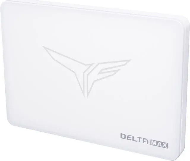 Alt view image 2 of 5 - Team Group T-FORCE DELTA MAX WHITE RGB LITE 2.5" 512GB SATA III 3D NAND Internal Solid State Drive (SSD) T253TM512G0C425