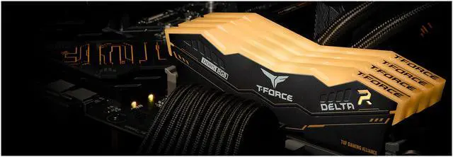 Alt view image 2 of 7 - Team T-Force Delta TUF Gaming RGB 32GB (2 x 16GB) 288-Pin PC RAM DDR5 6400 (PC5 51200) Desktop Memory Model FF5D532G6400HC40BDC01