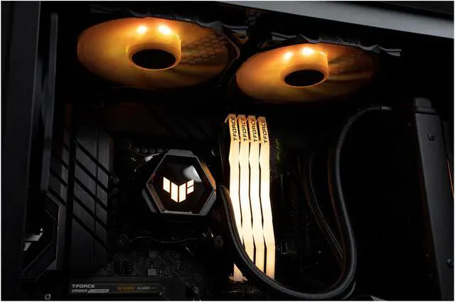 Alt view image 4 of 7 - Team T-Force Delta TUF Gaming RGB 32GB (2 x 16GB) 288-Pin PC RAM DDR5 6400 (PC5 51200) Desktop Memory Model FF5D532G6400HC40BDC01