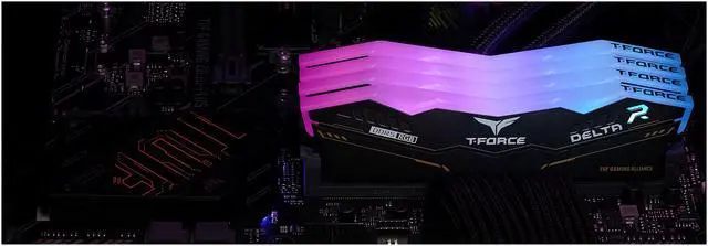 Alt view image 5 of 7 - Team T-Force Delta TUF Gaming RGB 32GB (2 x 16GB) 288-Pin PC RAM DDR5 6400 (PC5 51200) Desktop Memory Model FF5D532G6400HC40BDC01