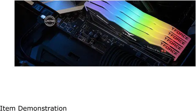 Alt view image 6 of 6 - Team T-Force Delta RGB 64GB (2 x 32GB) 288-Pin PC RAM DDR5 5200 (PC5 41600) Desktop Memory Model FF3D564G5200HC40CDC01
