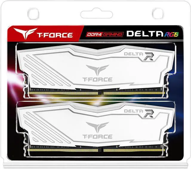 Alt view image 4 of 3 - Team T-Force Delta RGB 16GB (2 x 8GB) 288-Pin PC RAM DDR4 3200 (PC4 25600) Desktop Memory Model TF4D416G3200HC16FDC01