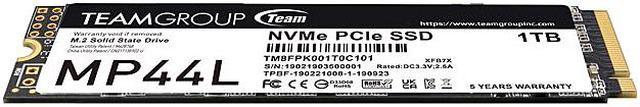 Team Group MP44L M.2 2280 1TB PCIe 4.0 x4 with NVMe 1.4 TLC Internal Solid  State Drive (SSD) TM8FPK001T0C101