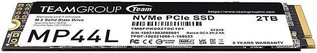 Alt view image 4 of 4 - Team Group MP44L M.2 2280 2TB PCIe 4.0 x4 with NVMe 1.4 TM8FPK002T0C101