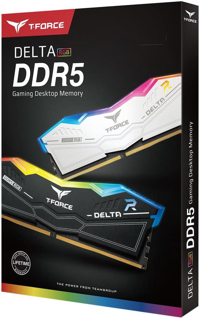 Alt view image 6 of 7 - Team T-Force Delta RGB 64GB (2 x 32GB) 288-Pin PC RAM DDR5 5600 (PC5 44800) Desktop Memory Model FF3D564G5600HC38GDC01