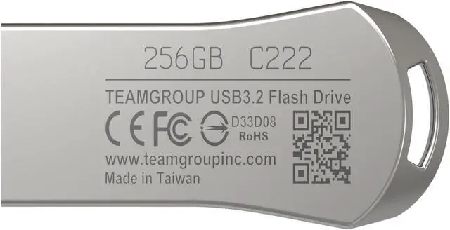 Alt view image 2 of 4 - TEAM 256GB C222 USB 3.2 Gen1 Flash Drive, Speed Up to 140MB/s (TC2223256GS01)