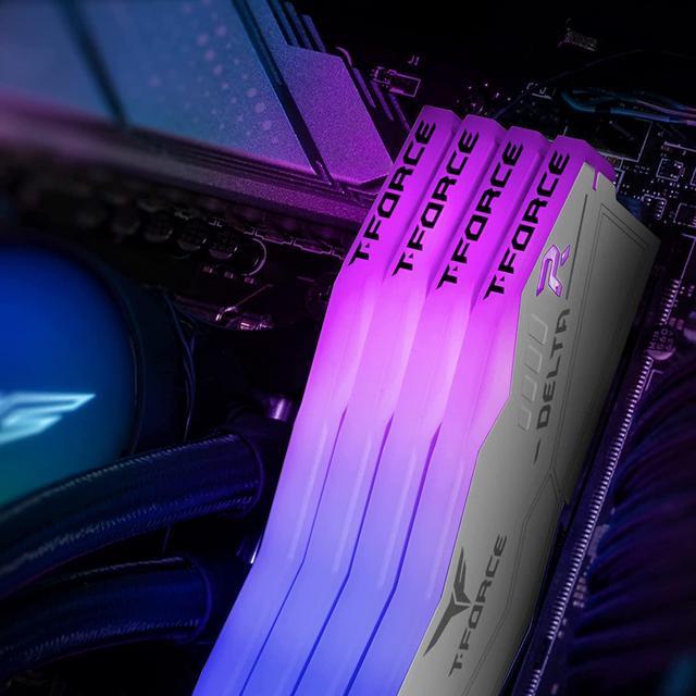Alt view image 8 of 8 - Team T-Force Delta RGB 32GB (2 x 16GB) 288-Pin PC RAM DDR5 7200 (PC5 57600) Desktop Memory Model FF4D532G7200HC34ADC01