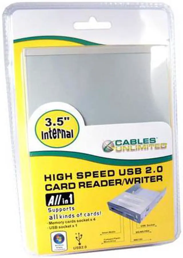 Alt view image 2 of 2 - CABLES UNLIMITED USB-1610 All-in-one USB 2.0 Card Reader