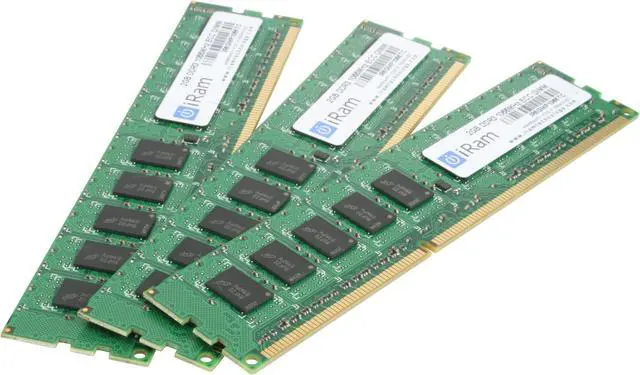 Alt view image 3 of 5 - iRam 6GB (3 x 2GB) DDR3 1066 (PC3 8500) ECC Memory For Apple Model IR6GMP1066TC
