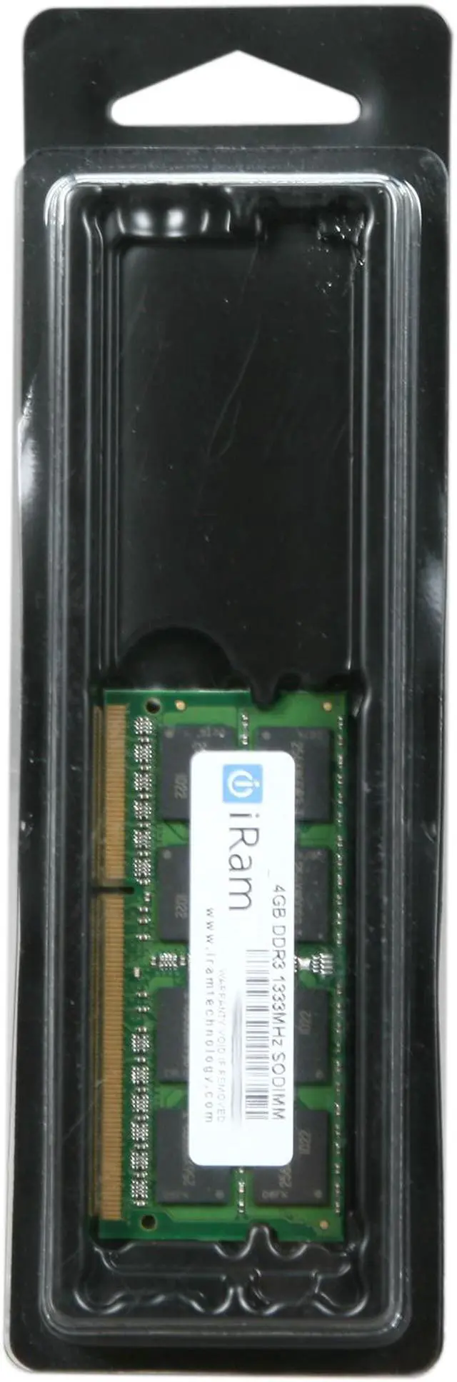 Alt view image 3 of 3 - iRam 4GB DDR3 1333 Memory For Apple Notebook Model IR4GSO1333D3