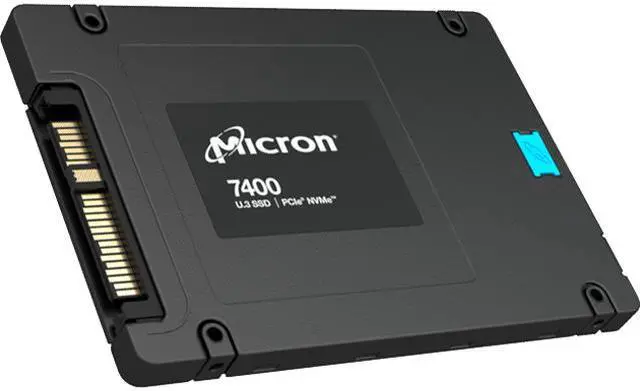 Main image of Micron 7400 PRO 2.5" 960GB U.3 PCIe 4.0 (NVMe) Enterprise Solid State Drive