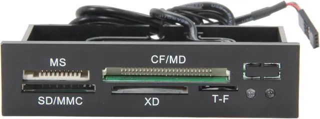 Alt view image 2 of 5 - inland 08309 Pro USB. 2.0 Multiple Card Reader & Writer Internal