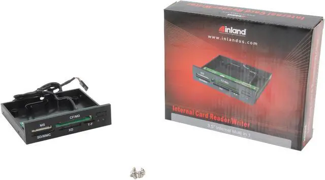 Alt view image 5 of 5 - inland 08309 Pro USB. 2.0 Multiple Card Reader & Writer Internal