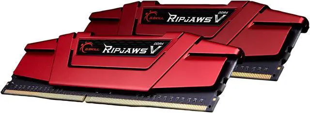 Alt view image 2 of 3 - G.SKILL Ripjaws V Series 32GB (2 x 16GB) DDR4 2666 (PC4 21300) Desktop Memory Model F4-2666C19D-32GVR
