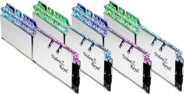 G.SKILL Trident Z Royal Series 128GB (4 x 32GB) DDR4 3600 (PC4