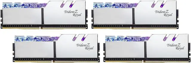Alt view image 2 of 4 - G.SKILL Trident Z Royal Series 128GB (4 x 32GB) DDR4 4000 (PC4 32000) Desktop Memory Model F4-4000C18Q-128GTRS