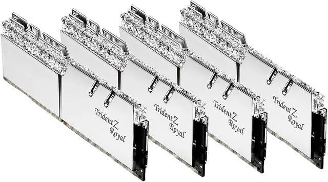 Alt view image 3 of 4 - G.SKILL Trident Z Royal Series 128GB (4 x 32GB) DDR4 4000 (PC4 32000) Desktop Memory Model F4-4000C18Q-128GTRS
