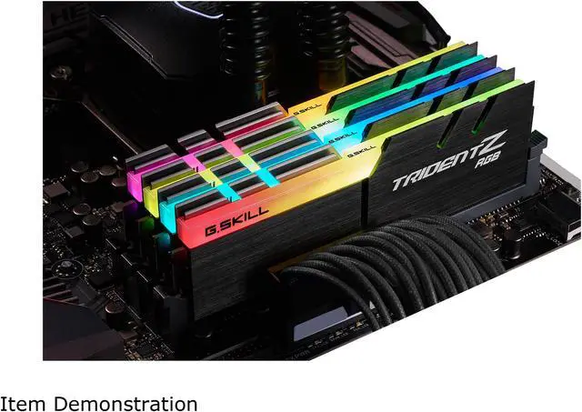 Alt view image 4 of 4 - G.SKILL TridentZ RGB Series 128GB (4 x 32GB) 288-Pin PC RAM DDR4 3600 (PC4 28800) Desktop Memory Model F4-3600C16Q-128GTZR