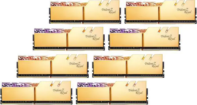 G.SKILL Trident Z Royal Series 256GB (8 x 32GB) DDR4 3200 (PC4