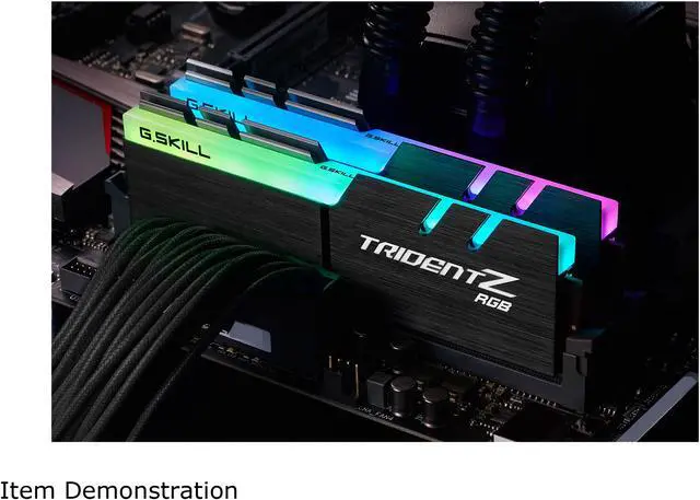 Alt view image 3 of 4 - G.SKILL TridentZ RGB Series 32GB (2 x 16GB) DDR4 3600 (PC4 28800) Desktop Memory Model F4-3600C14D-32GTZR
