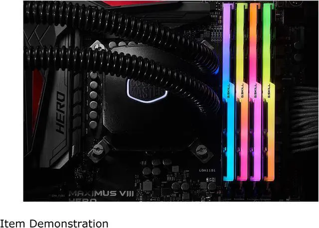 Alt view image 2 of 4 - G.SKILL TridentZ RGB Series 64GB (4 x 16GB) DDR4 3600 (PC4 28800) Desktop Memory Model F4-3600C14Q-64GTZR