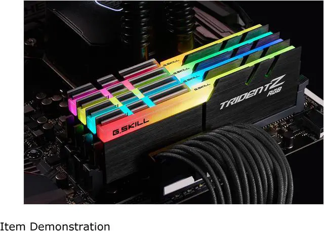 Alt view image 3 of 4 - G.SKILL TridentZ RGB Series 64GB (4 x 16GB) DDR4 3600 (PC4 28800) Desktop Memory Model F4-3600C14Q-64GTZR