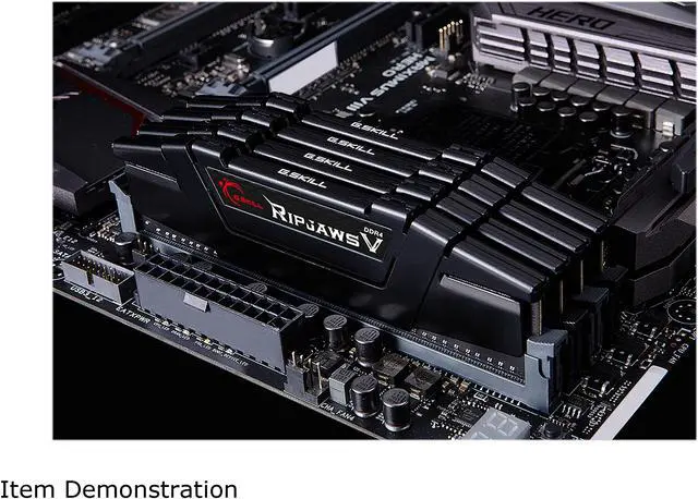 Alt view image 2 of 2 - G.SKILL Ripjaws V Series 128GB (4 x 32GB) 288-Pin PC RAM DDR4 3200 (PC4 25600) Desktop Memory Model F4-3200C14Q-128GVK