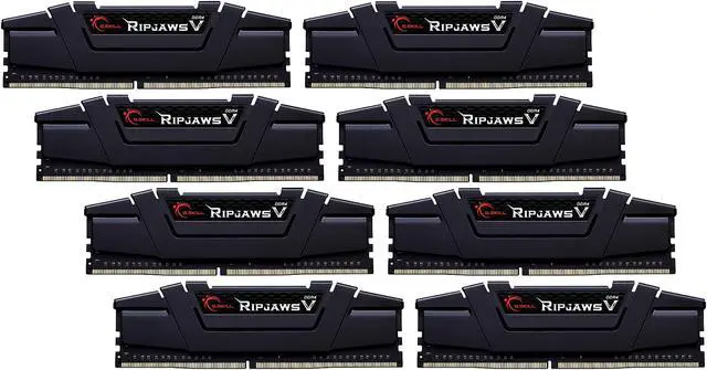 Main image of G.SKILL Ripjaws V Series 256GB (8 x 32GB) DDR4 3600 (PC4 28800) Desktop Memory Model F4-3600C16Q2-256GVK