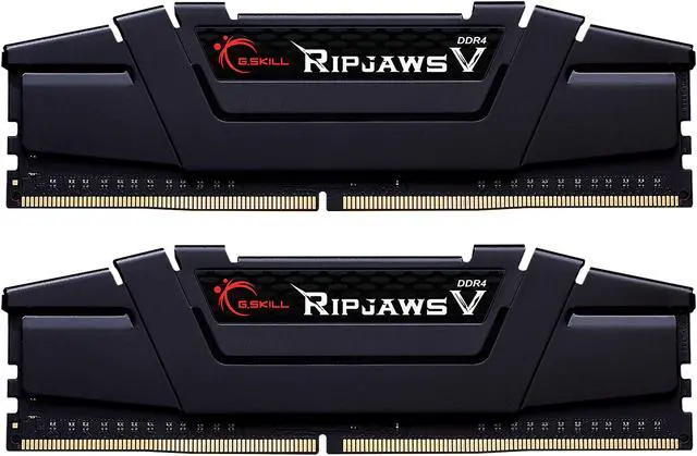 Main image of G.SKILL Ripjaws V Series 32GB (2 x 16GB) 288-Pin PC RAM DDR4 4000 (PC4 32000) Desktop Memory Model F4-4000C16D-32GVKA
