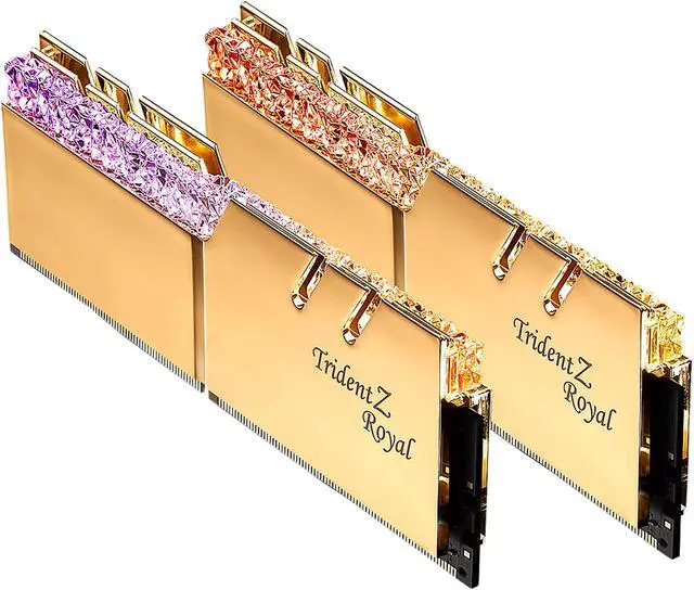 Main image of G.SKILL Trident Z Royal Series 16GB (2 x 8GB) 288-Pin PC RAM DDR4 4800 Desktop Memory Model F4-4800C17D-16GTRG
