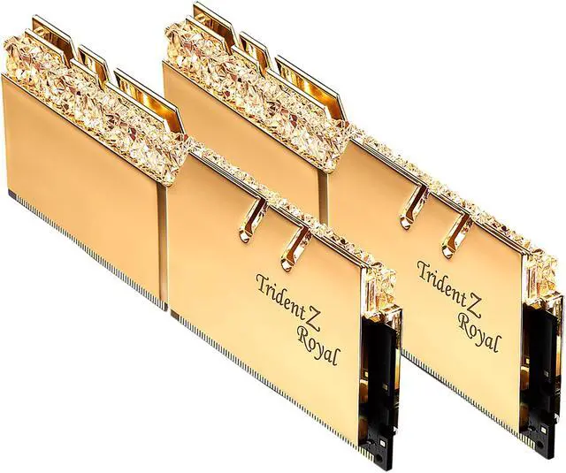 Alt view image 3 of 3 - G.SKILL Trident Z Royal Series 16GB (2 x 8GB) 288-Pin PC RAM DDR4 4800 Desktop Memory Model F4-4800C17D-16GTRG