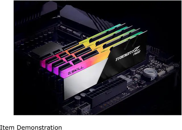Alt view image 4 of 4 - G.SKILL Trident Z Neo Series 64GB (4 x 16GB) 288-Pin PC RAM DDR4 3600 (PC4 28800) Desktop Memory Model F4-3600C14Q-64GTZNA
