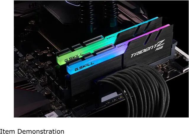 Alt view image 4 of 4 - G.SKILL TridentZ RGB Series 32GB (2 x 16GB) DDR4 4000 (PC4 32000) Desktop Memory Model F4-4000C14D-32GTZR