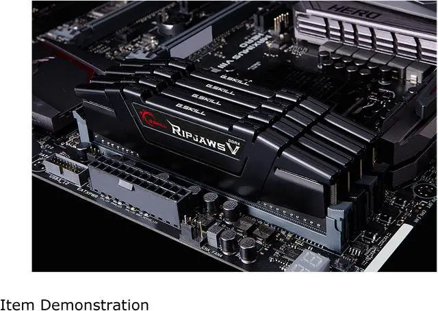 Alt view image 2 of 2 - G.SKILL Ripjaws V Series 32GB (4 x 8GB) DDR4 3600 (PC4 28800) Desktop Memory Model F4-3600C14Q-32GVKA