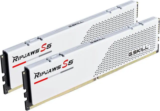 Main image of G.SKILL Ripjaws S5 Series 32GB (2 x 16GB) DDR5 5600 Desktop Memory Model F5-5600J4040C16GX2-RS5W