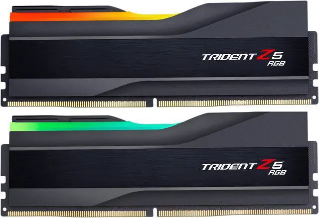 Alt view image 2 of 5 - G.SKILL Trident Z5 RGB Series 32GB (2 x 16GB) 288-Pin PC RAM DDR5 6000 (PC5 48000) Desktop Memory Model F5-6000J4040F16GX2-TZ5RK