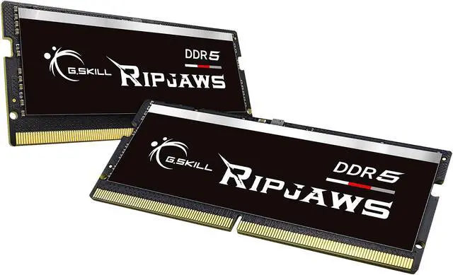 Alt view image 3 of 3 - G.SKILL Ripjaws SO-DIMM 32GB (2 x 16GB) 262-Pin DDR5 SO-DIMM DDR5 4800 (PC4 38400) Laptop Memory Model F5-4800S3838A16GX2-RS